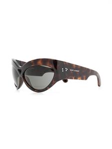 Saint Laurent Eyewear Zonnebril met cat-eye montuur - Bruin