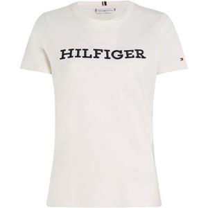 Tommy Hilfiger Shirt met ronde hals Shirt CRV REG MONOTYPE