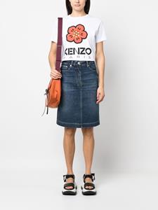 Kenzo Denim midi-rok - Blauw