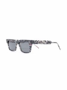 Thom Browne Eyewear TB714 zonnebril met schildpadschild design - Grijs