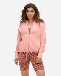Ugg Oaklynn-hoodie met doorlopende rits voor Dames in Pink Opal  Katoenmix