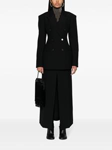 Stella McCartney A-line wool maxi skirt - 1000 BLACK