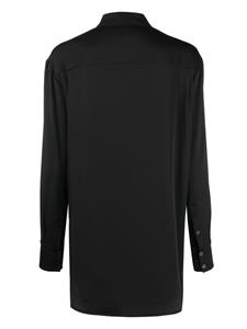Calvin Klein Lange blouse - Zwart