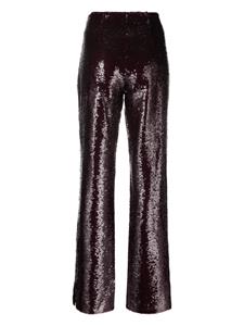 Simkhai sequinned flared trousers - Paars