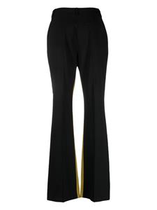PS Paul Smith two-tone flared wool trousers - Zwart