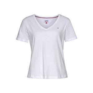 Tommy Jeans V-Shirt mit Tommy Jeans Logo-Flag auf der Brust