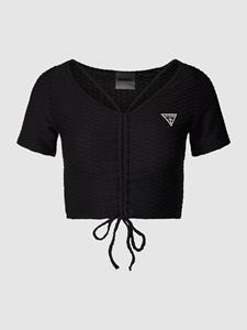 Guess Activewear Korte top met labeldetail, model 'DELMA'