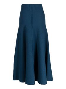 Pringle of Scotland Midi-rok van wolmix - Blauw