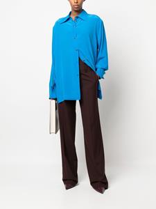 QUIRA Zijden blouse - Blauw