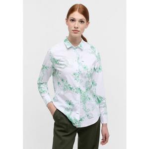 ETERNA Mode GmbH Oxford Shirt Bluse in grün bedruckt
