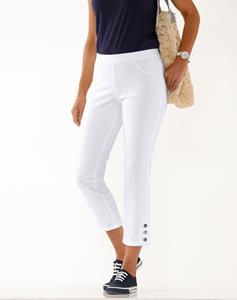 Your Look... for less! Dames 7/8-jeans wit Größe