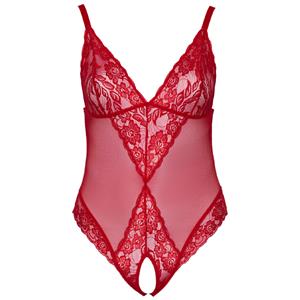 Cottelli Curves Red Kruisloze Body Plus Size   