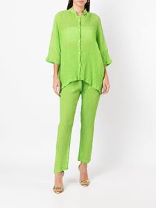 Amir Slama Zijden blouse - Groen
