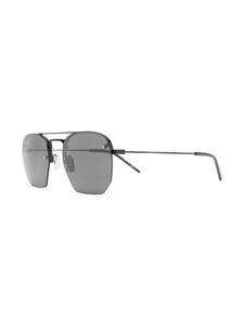 Saint Laurent Eyewear SL 422 zonnebril met zeshoekig montuur - Zwart