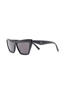 Saint Laurent Eyewear SL M103 zonnebril met kattenoog montuur - Zwart