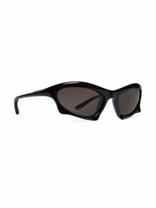 Balenciaga Eyewear Bat zonnebril met rechthoekig montuur - Zwart