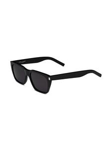 Saint Laurent SL 598 zonnebril met vierkant montuur - Zwart