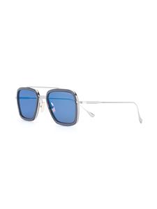 Dita Eyewear Flight zonnebril met vierkant montuur - Zilver