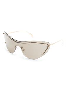 Alexander McQueen Eyewear Zonnebril met cat-eye montuur - Goud