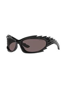 Balenciaga Eyewear Spike zonnebril met biker montuur - Zwart