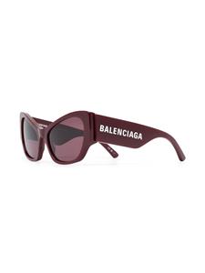 Balenciaga Eyewear Zonnebril met cat-eye montuur - Rood
