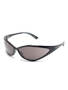 Balenciaga Eyewear 90s oval-frame sunglasses - Zwart