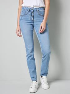 Dress In Jeans met knoopsluiting  Blue bleached