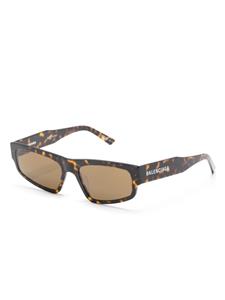 Balenciaga Eyewear tortoiseshell-effect square-frame sunglasses - Bruin