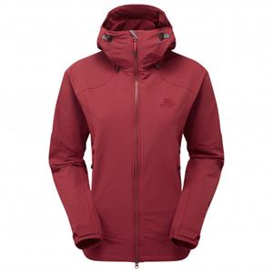 Mountain Equipment  Women's Frontier Hooded Jacket - Softshelljack, rood