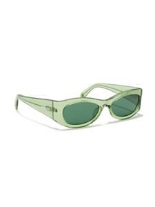 AMBUSH Bernie zonnebril met rechthoekig montuur - Groen