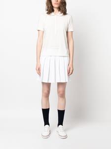 Thom Browne Polotop met logopatch - Wit