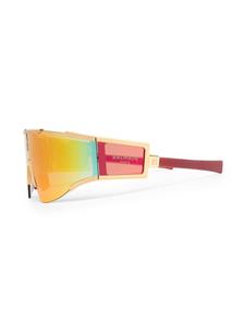 Balmain Eyewear Zonnebril met regenboogprint - Goud