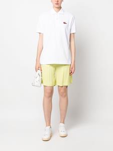 Lacoste Top met logopatch - Wit