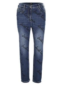 MIAMODA Jeans met dessin rondom  Blue denim
