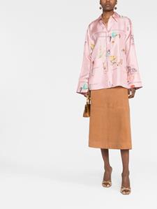 Lanvin Zijden blouse - Roze