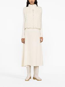 Fabiana Filippi Kasjmier midi-rok - Beige