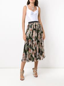 Dolce & Gabbana Cropped top met kant - Wit