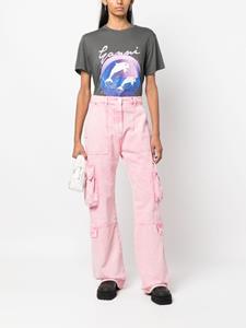 MSGM Jeans met wijde pijpen - Roze