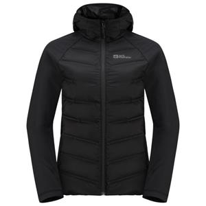 Jack Wolfskin Fleecejacke "TASMAN DOWN HYBRID W", mit Kapuze, wärmende Hybrid-Kapuzenjacke für jeden Trail