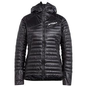 Adidas Terrex  Women's Terrex Techrock Down Hooded Jacket - Donsjack, grijs/zwart