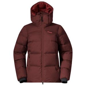 Bergans  Women's Lava Warm Down Jacket With Hood - Donsjack, rood