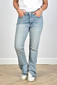 Re/Done jeans 70s High Rise Skinny Boot 141-03WHRSKTB blauw