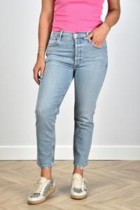 Agolde jeans Riley Crop A056E-1370 blauw