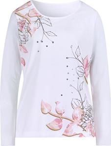 Your Look... for less! Dames Shirt wit/hortensia Größe