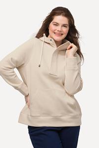 Ulla Popken Sweatshirt Hoodie Zipper Kapuze Langarm Biobaumwolle