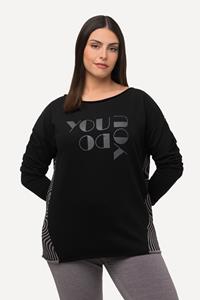 Ulla Popken Sweatshirt Loungewear-Sweater Oversized Rundhals Langarm