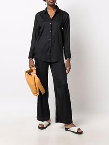 PAULA Zijden blouse - Zwart
