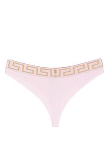 Versace Slip met logo tailleband - Roze