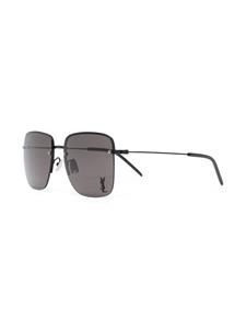 Saint Laurent Eyewear SL312M zonnebril met vierkant montuur - Zwart