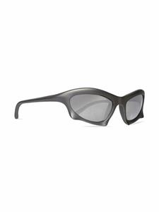 Balenciaga Eyewear Bat zonnebril met rechthoekig montuur - Zilver